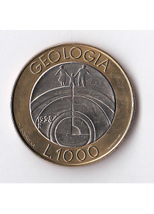 1998 Lire 1000 Bimetallica Fior di Conio San Marino 